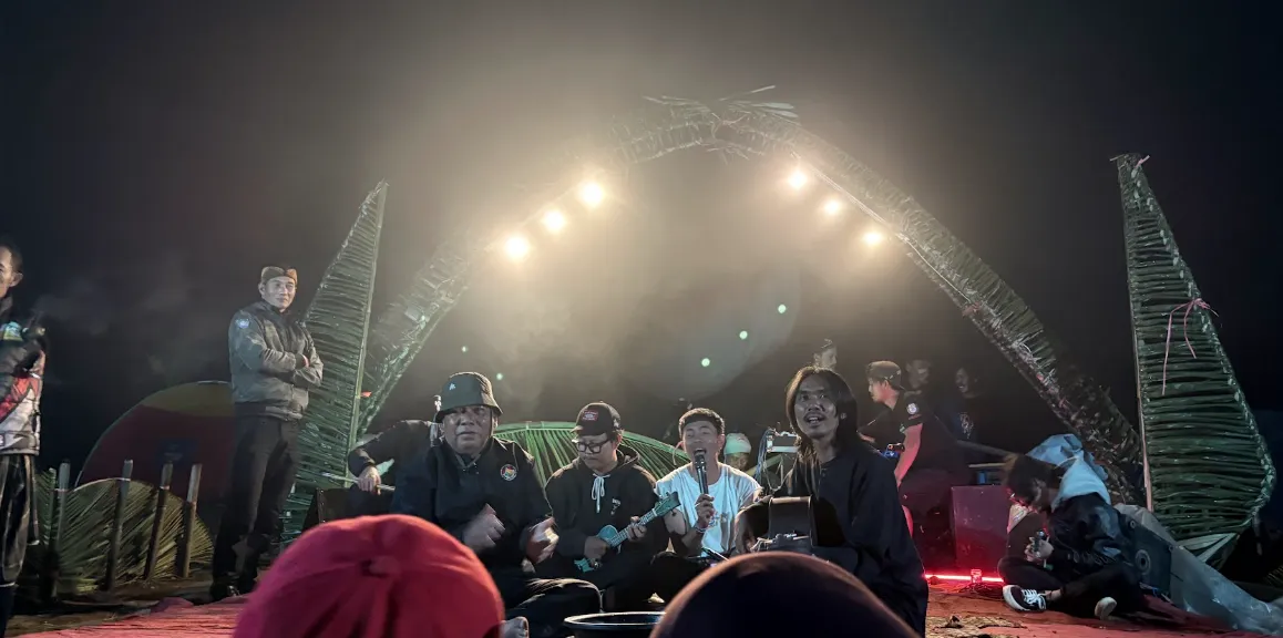 Penampilan Keroncong OKN Meriahkan Malam Camp Santanamekar